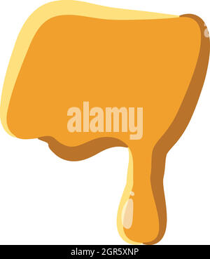 Zitat von Honig-Symbol Stock Vektor