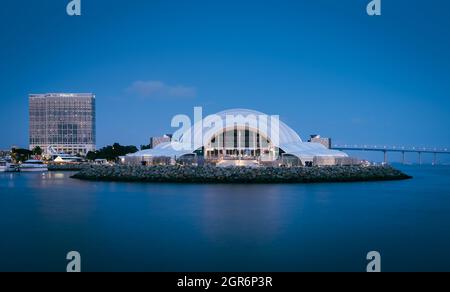 Das neue San Diego Symphony Rady Shell-Gebäude in San Diego Stockfoto