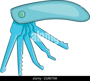 Tipps Schlosssymbol, Cartoon-Stil Stock Vektor