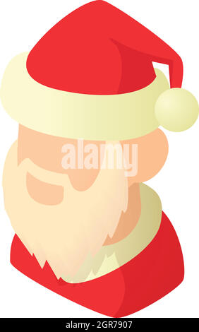 Santa Claus-Symbol, Cartoon-Stil Stock Vektor