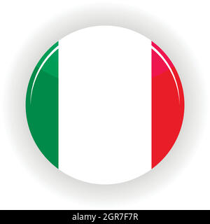 Italien Symbol Kreis Stock Vektor