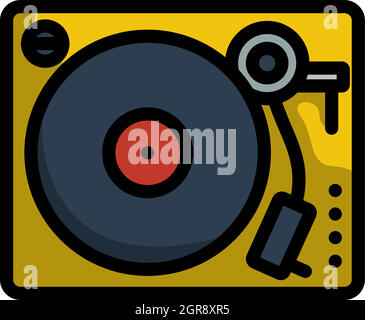 Vinyl-Player-Symbol Stock Vektor