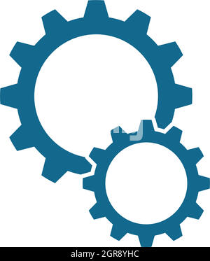 Gang Logo Vorlage Vektor icon Abbildung Stock Vektor