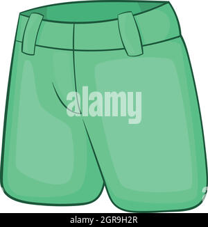 Klassische Herren shorts Cartoon-Stil-Ikone Stock Vektor