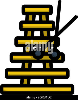 Xylophon-Symbol Stock Vektor