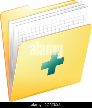 Medizinische Aufzeichnungen Stock Vektor