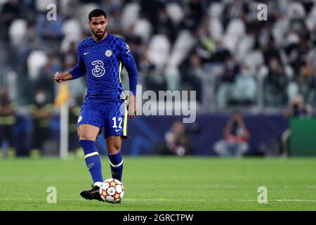 Ruben Loftus-Cheek des FC Chelsea im Einsatz beim UEFA Champions League-Spiel der Gruppe H zwischen Juventus FC und Chelsea FC . Stockfoto