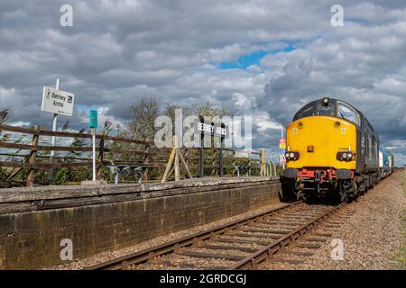 Klasse 37 bei Berney bewaffnet Norfolk Stockfoto
