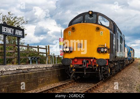Klasse 37 bei Berney bewaffnet Norfolk Stockfoto