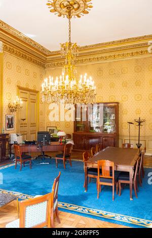 Frankreich, Paris, Hotel de Rothelin-Charolais - Ministerium für Transformation und öffentlichen Dienst Stockfoto