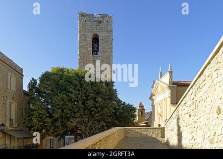 Frankreich, Alpes Maritimes, Antibes, Altstadt, Kathedrale Notre Dame de La Platea, ehemals Unbefleckte Empfängnis Stockfoto