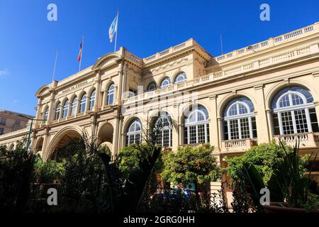 Frankreich, Alpes-Maritimes, Menton, Bioves Garden, Palais de l'Europe Stockfoto