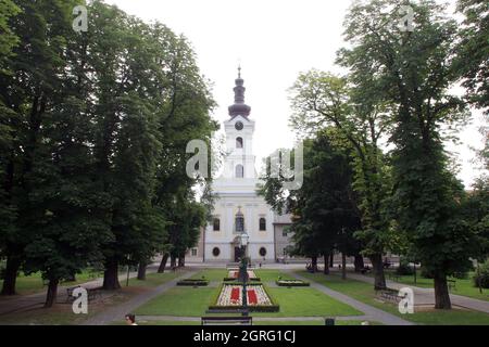 Kathedrale der Heiligen Teresa von Avila in Bjelovar, Kroatien Stockfoto