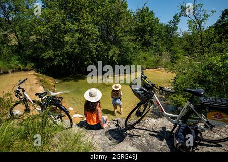Frankreich, Ardeche, Larnas, die Negue Stockfoto