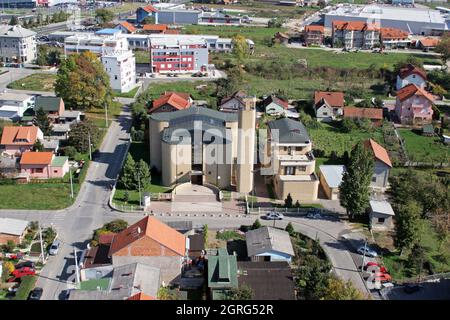 Pfarrkirche St. Paul in Retkovec, Zagreb, Kroatien Stockfoto