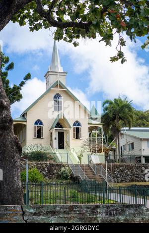 Katholische Kirche „Our Lady of the Sacred Heart“, Thursday Island, Torres Straits, Far North Queensland, Australien Stockfoto