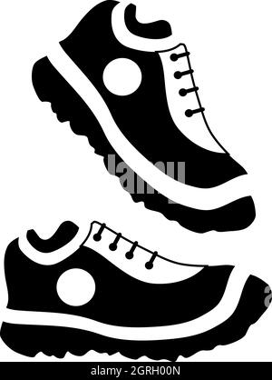 Damen Sneaker Symbol, einfachen Stil Stock Vektor