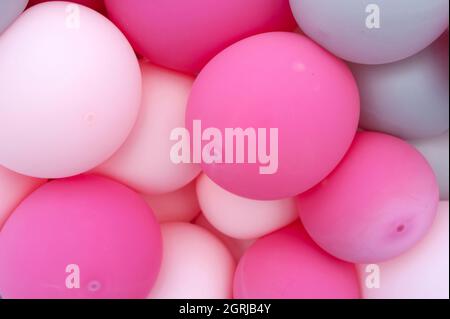 Bunte Luftballons, Party, Eröffnung, Unterhaltung Stock Foto Stockfoto