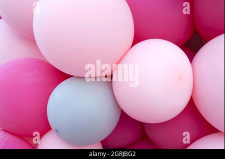 Bunte Luftballons, Party, Eröffnung, Unterhaltung Stock Foto Stockfoto