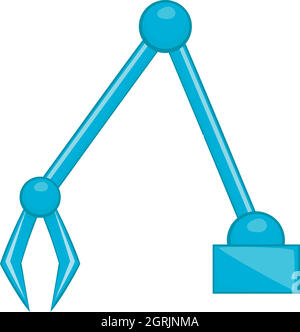 Bagger-Symbol, flachen Stil Stock Vektor