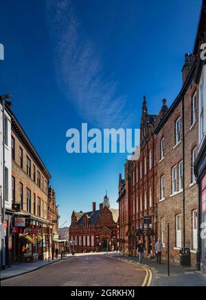 Darlington, eine große Marktstadt in der Grafschaft Durham, England. Stockfoto