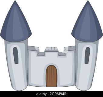 Festung Symbol, Cartoon Stil Stock Vektor