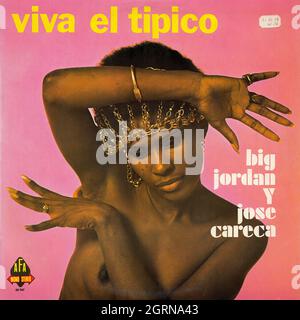 Big Jordan y Jose Careca - Viva el tipico - Vintage Vinyl Schallplattencover Stockfoto