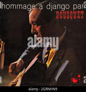 Bousquet - Hommage à Django - Vintage Vinyl Schallplattencover Stockfoto