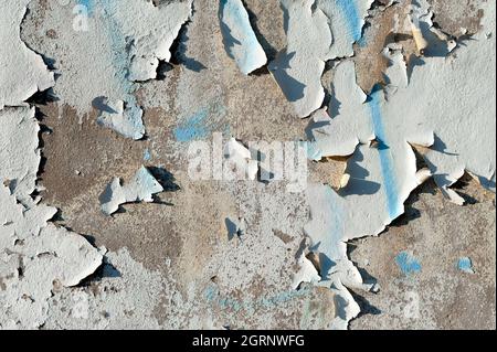 Geschälte alte Wand Hintergrund Stock Foto. Stockfoto