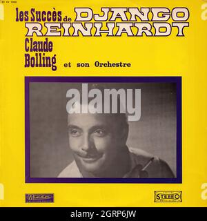 Claude Bolling et son Orchestre - Les succès de Django Reinhardt - Vintage Vinyl Schallplattencover Stockfoto