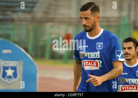 Pagani, Italien. September 2021. PAGANI, ITALIEN - SEPTEMBER 29: Marco Firenz(8) Paganese Calcio 1926. Paganese Calcio 1926 V Vibonese im Marcello Torre Stadium am 29. September 2021 in Pagani Italien. (Foto von Alessandro Barone/Pacific Press/Sipa USA) Quelle: SIPA USA/Alamy Live News Stockfoto