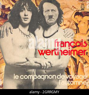 François Wertheimer - Le compagnon de voyage - L'automne - Vintage Vinyl Schallplattencover Stockfoto