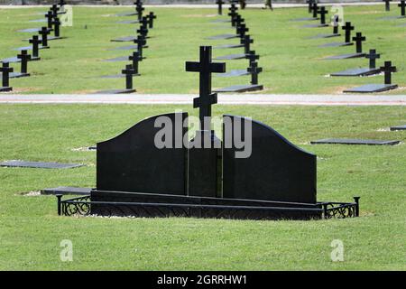 Soldaten Gräber auf Tighina Militärfriedhof in Moldawien Stockfoto