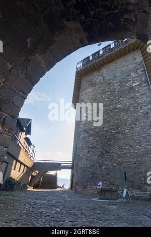 Visegrad (Plintenburg): Solomonenturm im Unteren Schloss in , Pest, Ungarn Stockfoto