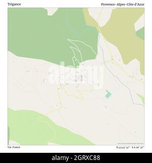 Trigance, Var, Frankreich, Provence-Alpes-Côte d'Azur, N 43 45' 41'', E 6 26' 37'', map, Timeless Map veröffentlicht im Jahr 2021. Reisende, Entdecker und Abenteurer wie Florence Nightingale, David Livingstone, Ernest Shackleton, Lewis and Clark und Sherlock Holmes haben sich bei der Planung von Reisen zu den entlegensten Ecken der Welt auf Karten verlassen.Timeless Maps kartiert die meisten Orte auf der Welt und zeigt die Verwirklichung großer Träume Stockfoto