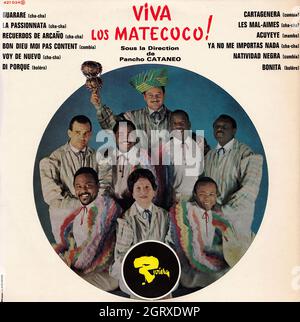 Los Matecoco - Viva Los Matecoco! - Vintage Vinyl Schallplattencover Stockfoto