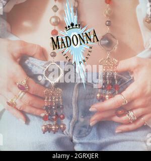 Madonna - Like A Prayer 1989 - Vintage Vinyl 33 U/min Stockfoto