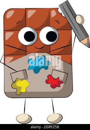 Für Ikonen, Web, Postkarten, Dekor, Verpackung, Drucke für Dinge, Abdeckungen für Notizbücher, Dekoration von Schachteln für Aufkleber, Rucksack, individuelles Element und Stock Vektor