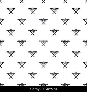 Macht sah Bank Muster, einfachen Stil Stock Vektor