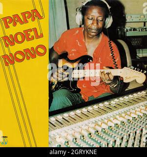 Papa Noel Nono - Papa Noel Nono - Vintage Vinyl Schallplattencover Stockfoto