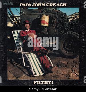 Papa John Creach - Schmutzig! - Vintage Vinyl Schallplattencover Stockfoto