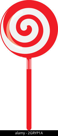 lollipop Candy Vektor-Symbol-Illustration Stock Vektor