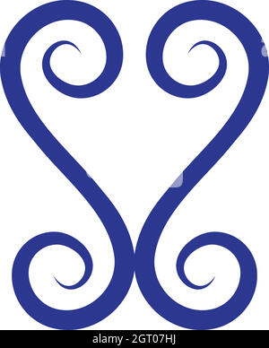 Vortex Wind Logo Icon Vektor-Design Stock Vektor