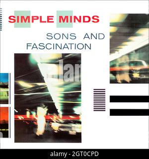 Simple Minds - Sons and Fascination 1981 - Vintage Vinyl 33 U/min Stockfoto