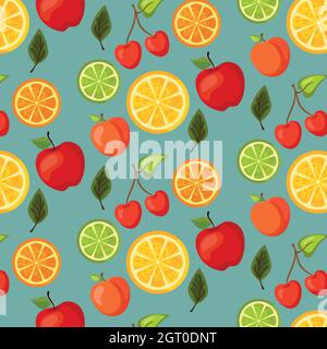 Muster Web Muster Zitronen Hintergrund Textur - Vektor-Illustration Stock Vektor