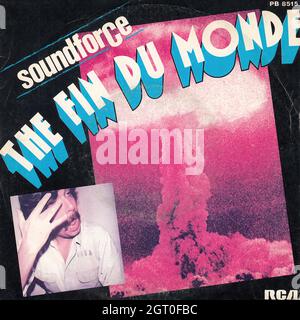 Soundforce - The fin du monde - Viva la dolce vita 45rpm - Vintage Vinyl Schallplattencover Stockfoto