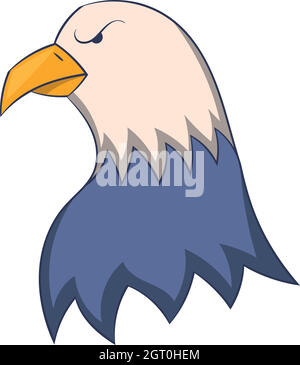 Adler-Symbol, Cartoon-Stil Stock Vektor