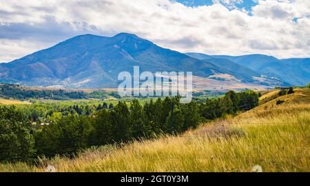 Landschaftsansicht der Beartooth Mountains, Montana Stockfoto