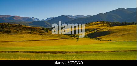 Landschaftsansicht der Beartooth Mountains, Montana Stockfoto