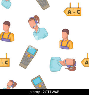 Fracht-Muster, Cartoon-Stil Stock Vektor